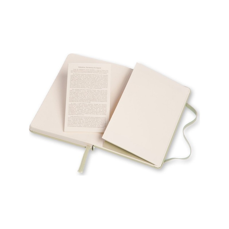 Moleskine MM710K12 Pocket Ruled Hard Notebook - Willow Green