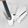 ABBECIAO 12PCS Aluminum Coffin Stamping Blanks Polished and Smooth Edges