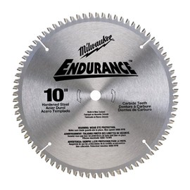 Milwaukee 48-40-4160 Endurance 10-Inch 24 Tooth ATB General Purpose Saw Blade with 5/8-Inch Arbor