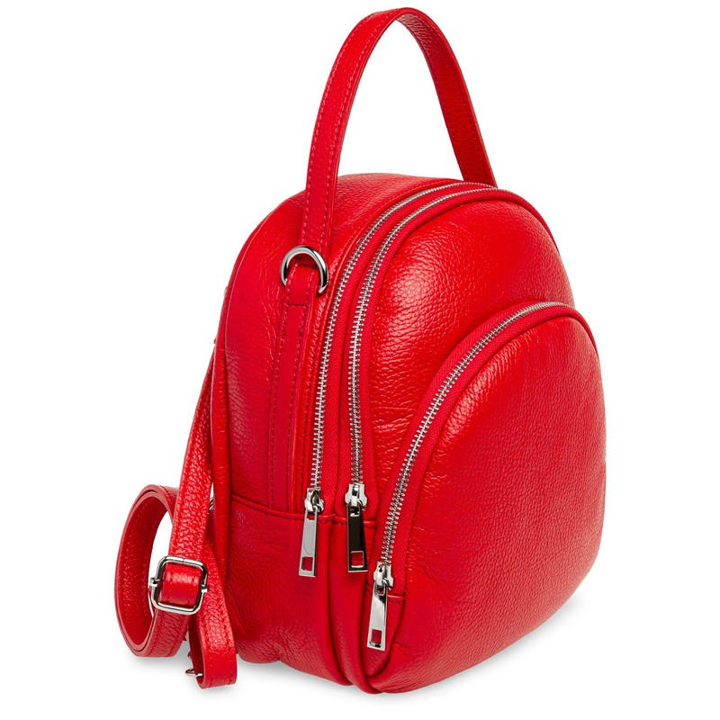 Caspar Elegant Women's Leather Backpack City Backpack - Premium Line