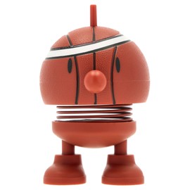 Hoptimist Basketball Bumble, Basketball Accessories and Lucky Charm, Funny Gadget, Decoration or Gift for Sports Lovers & Fans, Height 7.6 cm, Diameter 5.8 cm