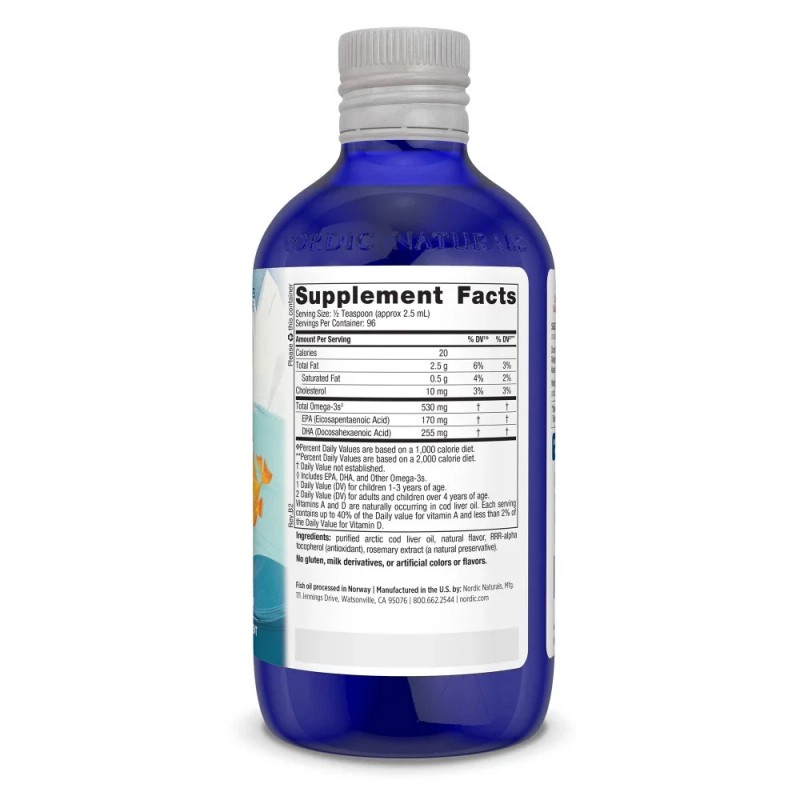 Nordic Naturals Children's DHA Omega-3 530mg Liquid - 8 fl