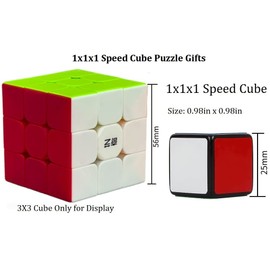 GoodCube 1x1x1 Cube Dice 1x1 Magic Cube Puzzle, Black