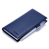 HISCOW Funda flexible de piel para chequera, con divisor, piel