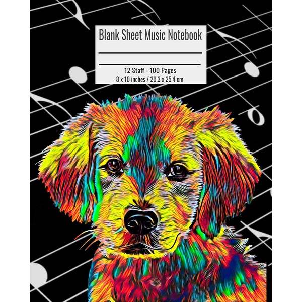 Blank Sheet Music Notebook: 100 Pages 12 Staff Music Manuscript