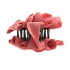 VINGTAINE H-719-PK Grosgrain Ruffle Hair Claw Hair Clip, Volume, Simple,