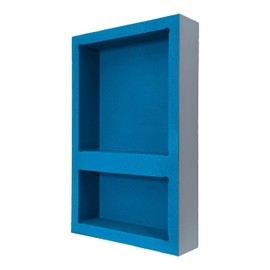 Noble Preformed 304 Wide Combo Shower Niche Modern Bathroom Storage Solution with Built-in Shelf Water-Resistant Easy Install Ideal for Toiletries Shampoo Shower Accessories (14 ¼” W × 22 ½” H)