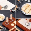 Ravioli Maker Stamp Cutter with Roller Wheel Set,for Ravioli, Pasta,