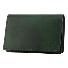 Takeokikuchi 7070121 Business Card Case, Genuine Leather, Men's, Card Case, Cowhide Leather, 52: Green