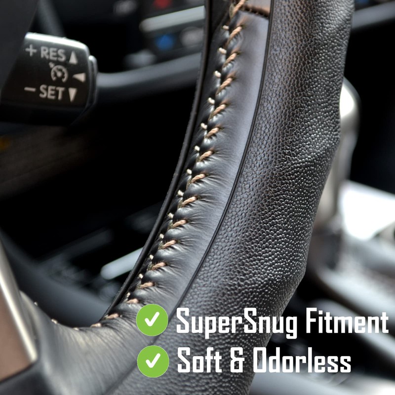 AUTOXBERT Silicone Car Steering Wheel Cover Universal Grip Steering Protective