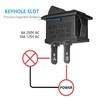 VUNIVERSUM Premium On/Off Installation Toggle Switch Rocker Switch On Off
