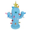 Cactus Figurine Resin Home Decor Plant Cactus Christmas Tree with