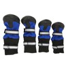 4Pcs Dog Boots Waterproof Pet Booties Reflective Breathable Wearproof High