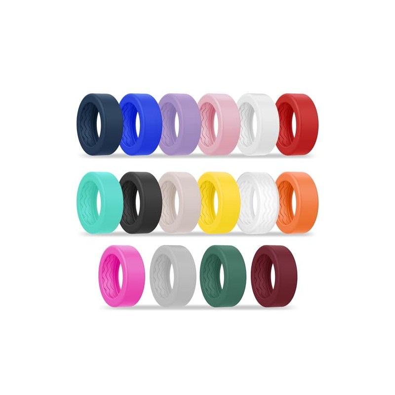 16 Pack Smart Ring Covers - Silicone Protector Cases for
