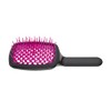 Janeke Curvige Brush "M" Vented Black/Fuchsia Satin