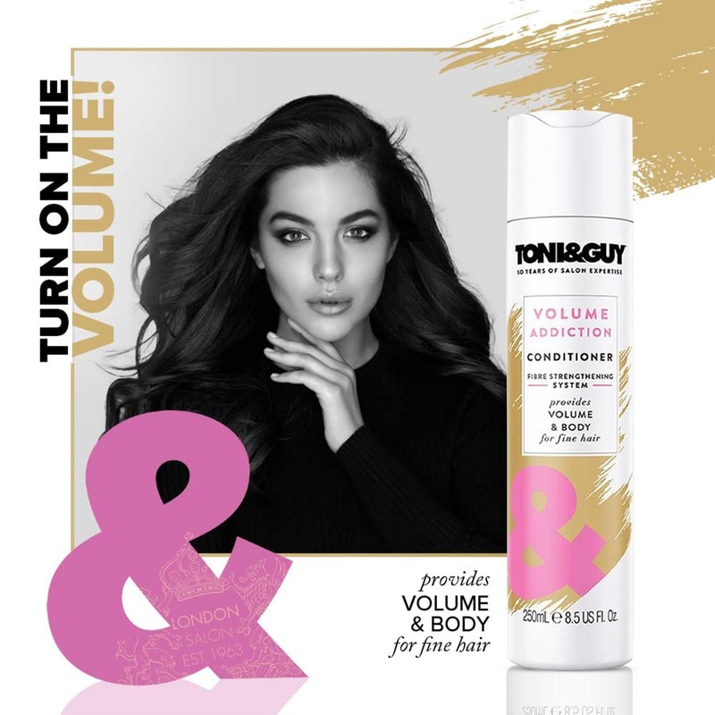 3 x Toni & Guy Volume Addition Conditioner 250ml For Fine