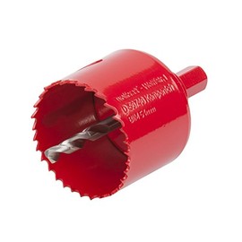 wolfcraft Bi-Metal Hole Saw I 5472000 I for Drywall Materials, Wood, Plastics and Metals, Cutting Depth 40 mm