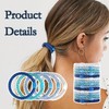 15 Pcs Hair Ties for Kknekki,Blue Elastic Hair Bands For