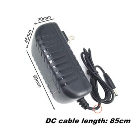 DZYDZR 36W 80-250V AC to DC 12V 3A Adapter DC Power Supply 2.1/2.5mm X 5.5mm for LED Strip Lights/Cable Modem/Router