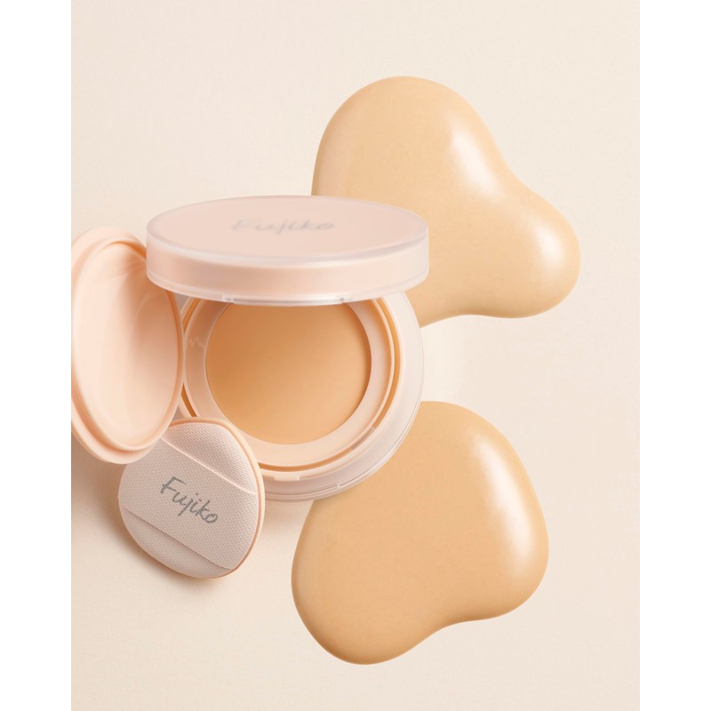 Fujiko Repair Pact 01 Light Beige, 0.1 oz (4.5 g)