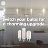 GE Reveal HD+ LED Light Bulbs, 60 Watt, T10 Decorative