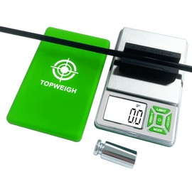 TOPWEIGH Arrow Scale Digital Grain, Archery Scale, Arrow Weight Scale with Arrow Holder, Large Backlight Display, 3086 Grains x 0.1gn, 200g x 0.01g, 6 Weighing Units, Cal Weight, Batteries Included