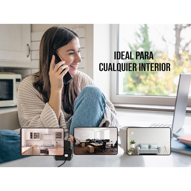 CONTROL EXPERT Teléfono Inalámbrico con Pantalla LCD identificador DE Llamadas