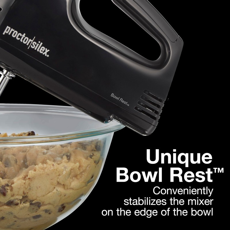 Proctor Silex Easy Mix 5-Speed Electric Hand Mixer with Bowl