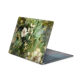 Skins4u Laptop Aufkleber, Notebook Skin Schutzfolie, Seidenmatt, Kratzfest, Blasenfrei, Selbstklenend Vinylfolie Rückstandslos Entfernbar 10 bis 17 Zoll Laptops (Elfenblüte, 30x20cm)
