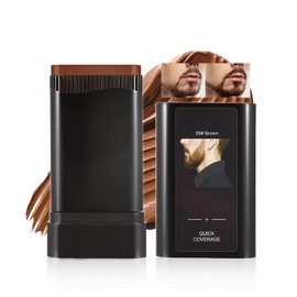 KGAJSGH Beard Touch Up for Men, Instant Gray Hair Cover Stick, Built-In Comb for Seamless Blending, Cream Concealer, Quick Temporary Cover