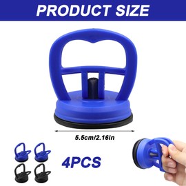 4 Pcs Car Dent Puller Kit, Car Small Dent Puller Kit, Powerful Repair Suction Cups, Portable Auto Pit Repair Machine, Heavy Duty Dent Removal Kit, Dent Remover, Suitable for Car Body Dent Repairing