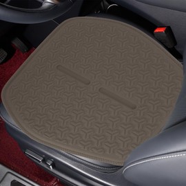 LY4U Large Gel Seat Cushion, Breathable 3D Surface Car Seat Cushion for Long Driving, Relieve Sitting Pressure for Home Office Chair/Wheelchair, Brown