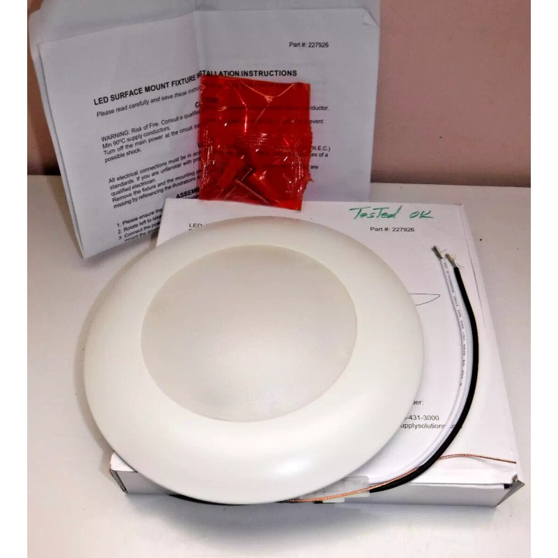 Intertek #227926 Led 15w Luminária de montagem em superfície 940