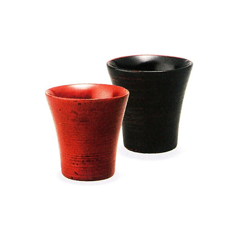 Aze Shinzo Shoten F2108 Guinomi Hagi Akebono Black