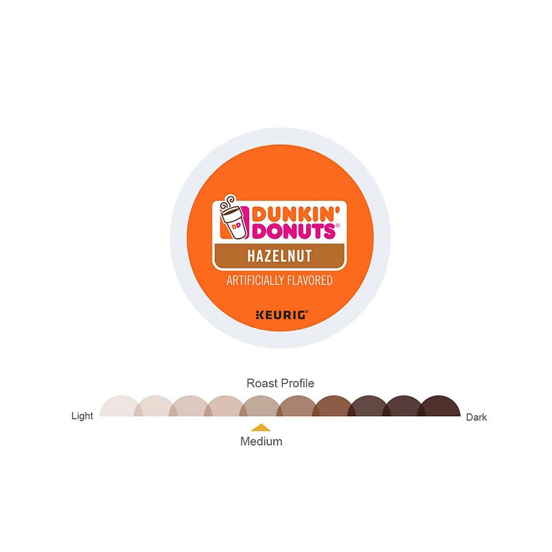 Dunkin' Hazelnut Coffee 16 Count K-Cup Pods (Packaging May Vary)
