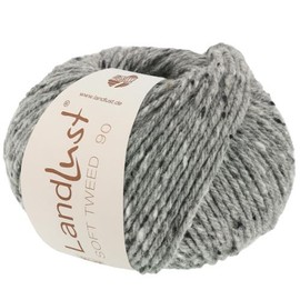 Lana Grossa Landlust Soft Tweed 90 004 Mottled Grey