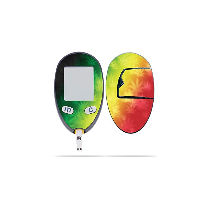 MightySkins Skin Compatible with Abbott Freestyle Freedom Lite - Rasta