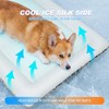 Dog Cooling Mat, Self Warming Cat Bed, Reversible Warm &