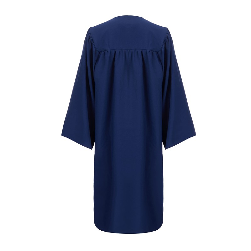 GradClassical Unisex Matte Graduation Gown Cap Tassel Set 2025 for