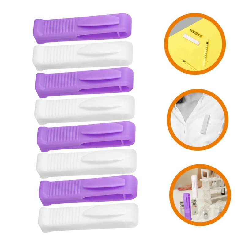 KOMBIUDA 8Pcs Reusable Ampoule Opener with Groove Design Mini Vial