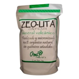 Zeolita Clinoptilolita Orgánica Micronizada 1kg Talco Para Consumo Humano