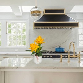 BINFEN Yellow Potted Bromeliad Artificial Flower - Aesthetic Fake Plant for Home, Office, Bathroom and Shelf Decor - 13.4 Inch