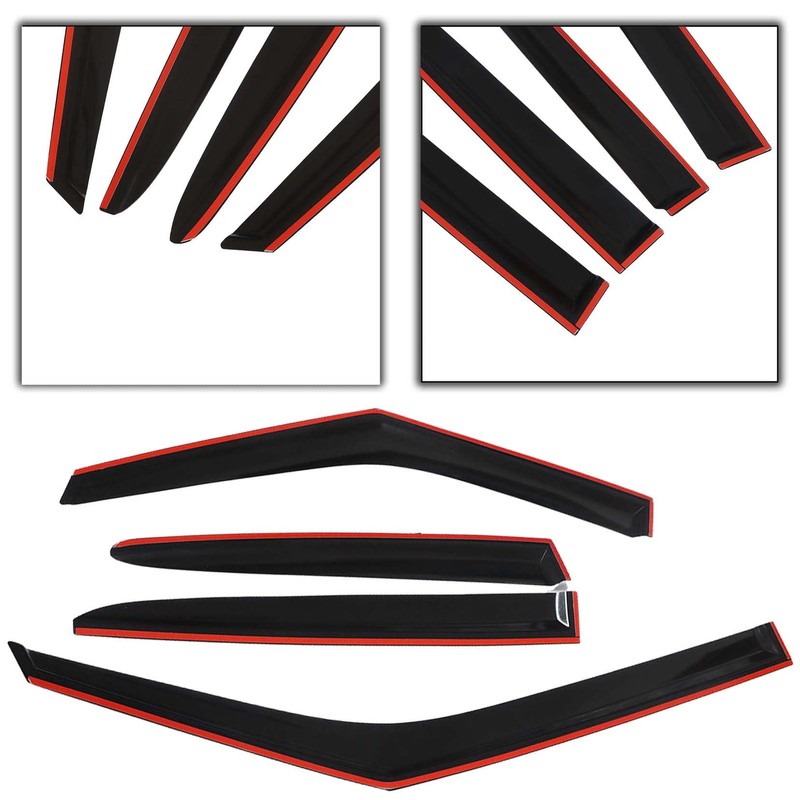 SEBLAFF Side Window Visors Vent Shade Sun Wind Rain Guards