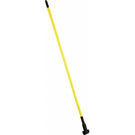 PRO SOURCE Mop Handle, 60 Inch Long, Fiberglass Handle with Polypropylene Clamp Jaw Connector, for Wet Mop