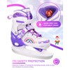 Fitense Adjustable Ice Skates for Kids Girls Ages 3-12, 4
