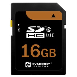 Synergy Digital 16GB Secure Digital SDHC UHS-I Memory Cards, Compatible with Canon Ivy REC Digital Camera - Class 10, U1, 95MB/s, 300 Series - Pack of 10