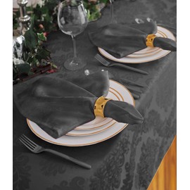 Newbridge - Manteles Barcelona de damasco, tela resistente a la suciedad, no necesita planchado