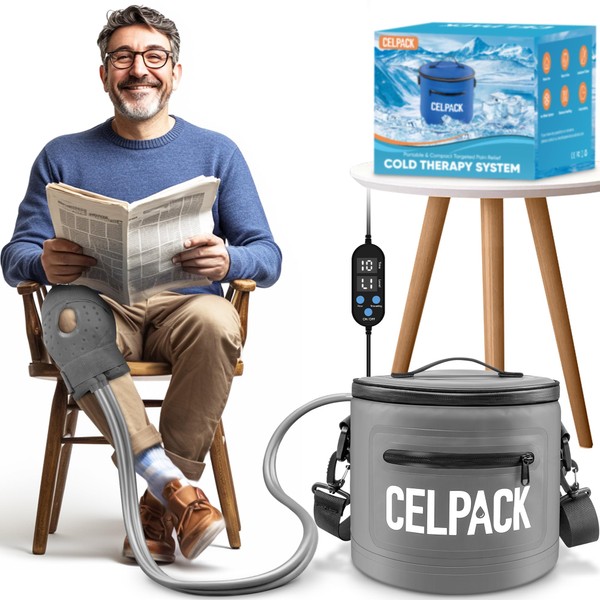 celpack Portable Ice Therapy Machine for Post-Operative Recovery, Sports Injuries,