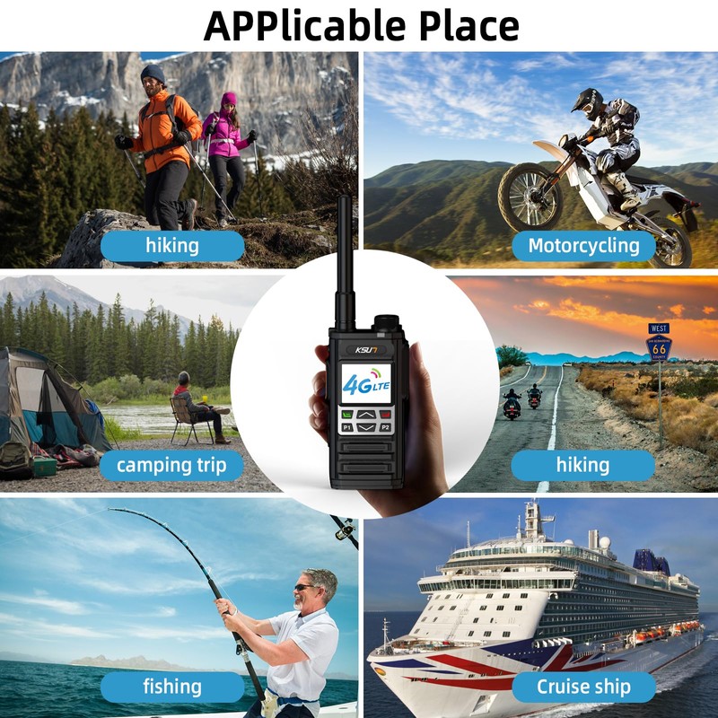 KSUN ZL35 4G Network Radio WiFi Walkie Talkie Long Range