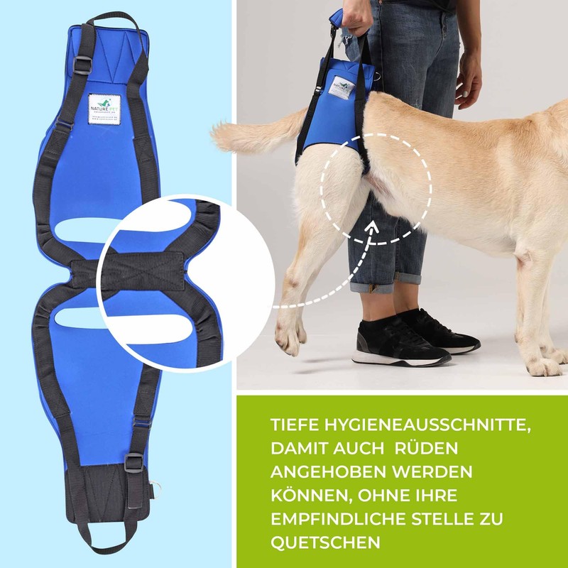 Nature Pet Dog Carry Aid Rear / Dog Walking Aid